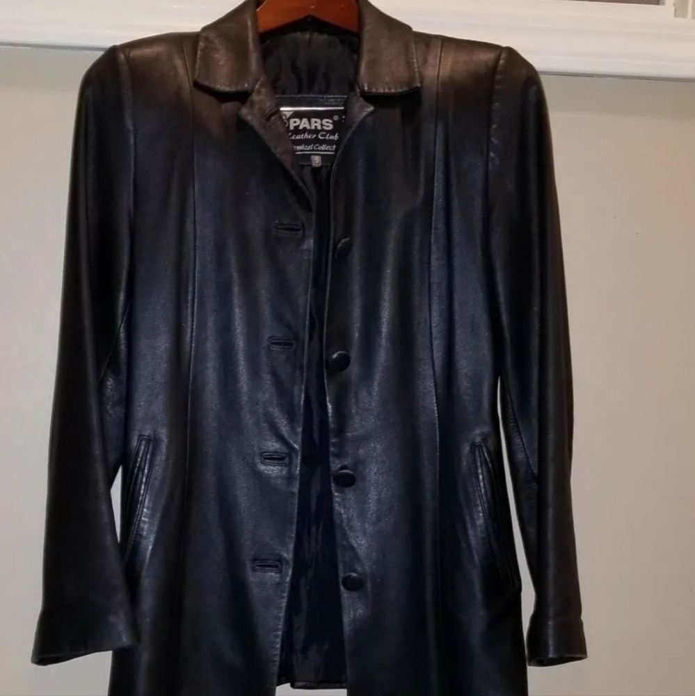 Black GENUINE LEATHER JACKET